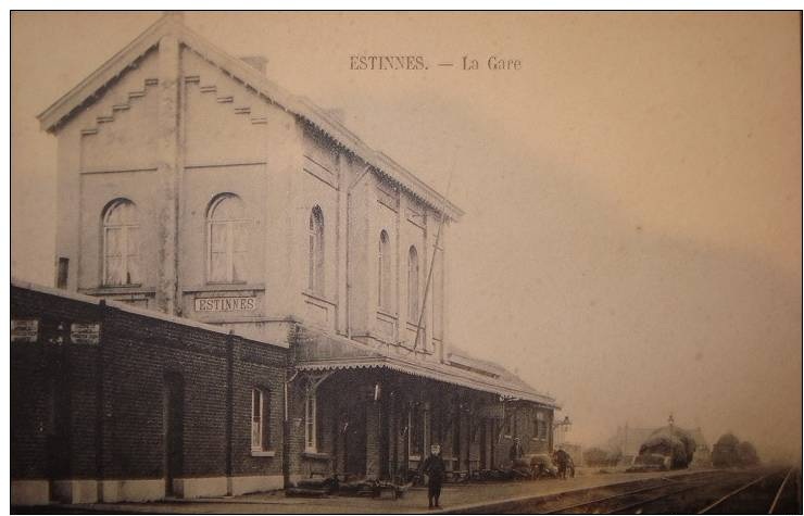 La gare d'Estinnes - http://www.garesbelges.be/estinnes.htm