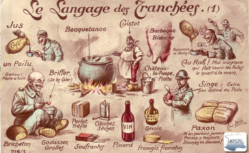 Le langage des tranchées - https://parciparla.fr/langage-tranchees-argot-poilus/