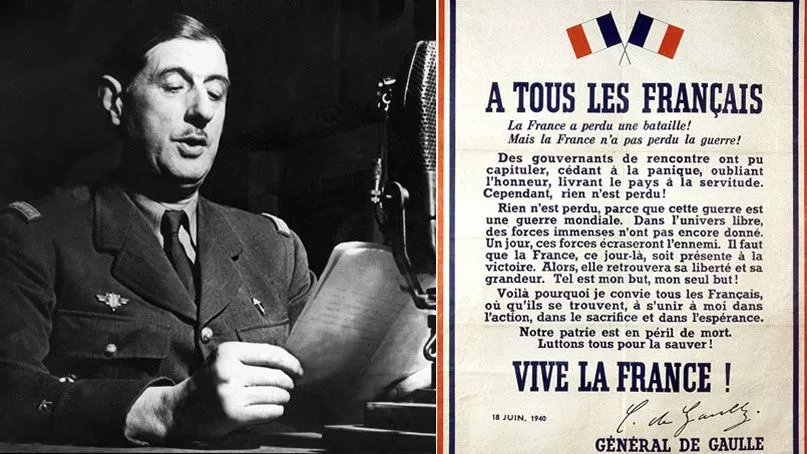 Source : https://www.lefigaro.fr/culture/2015/06/18/03004-20150618ARTFIG00221-l-appel-du-18-juin-le-deroulement-de-deux-journees-historiques.php