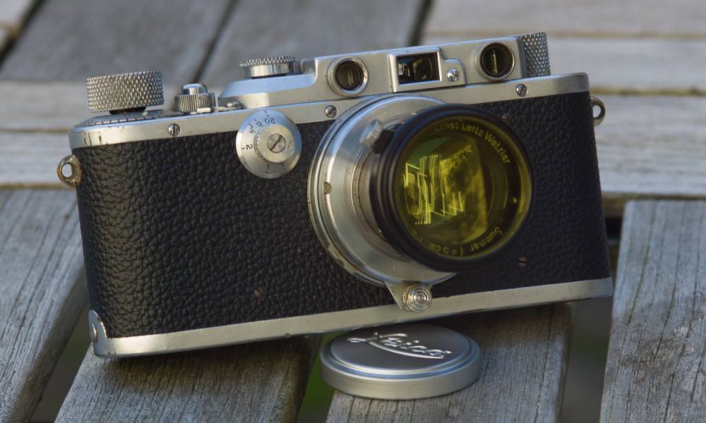 Le Leica IIIa acheté à Casablanca et remis en état.